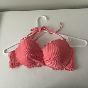 Coral sun dazed bikini top. Size small, 32 B cup